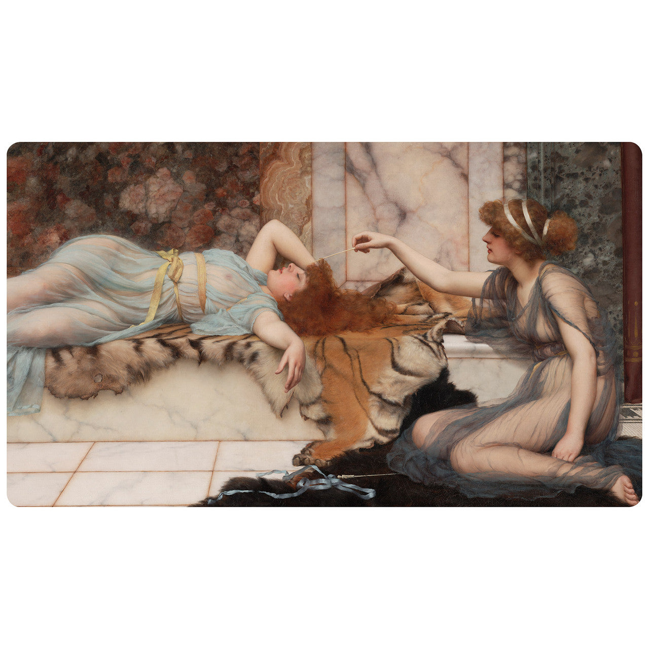 Lazy Afternoon Old Painting Playmat